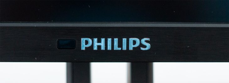 Philips-Logo und links daneben der Sensor