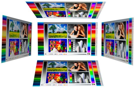 Horizontale und vertikale Blickwinkel des IPS-Panels