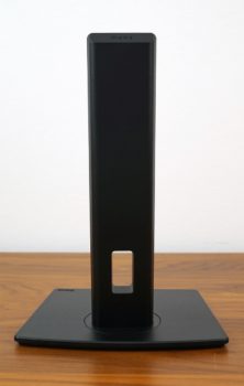 Monitorfuß und Monitorarm von hinten