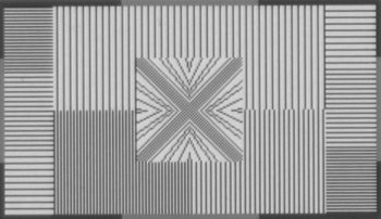 Testgrafik bei nativer Auflösung 3840 x 2160