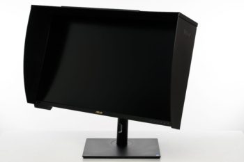 Lichtschutzblende: Monitor Ansicht Drehung nach links