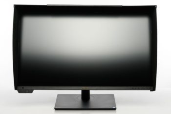 Lichtschutzblende: Monitor Ansicht hinten in der niedrigsten Stellung