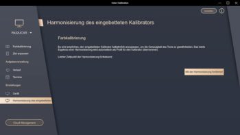 ProArt Calibration: Harmonisierung der eingebauten Sonde
