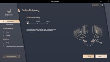 ProArt Calibration: Start der Kalibrierung