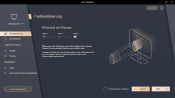 ProArt Calibration: Einlaufzeit 2