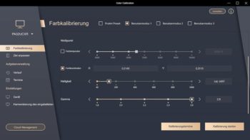 ProArt Calibration: Ziel-Definition 3