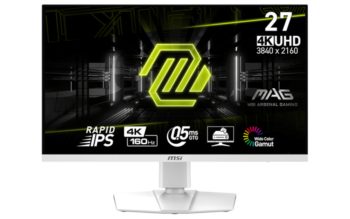 MSI 274URFW: Neue Details zum weißen 4K160-Monitor MSI MAG 274URFW (Bild: MSI)