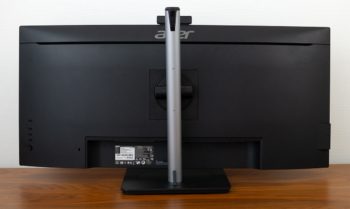 Acer Vero CB343CURD Ansicht hinten in der niedrigsten Stellung