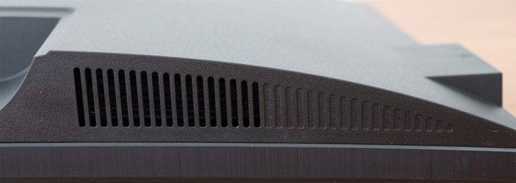 Lautsprecher unterhalb des Displaygehäuserahmens