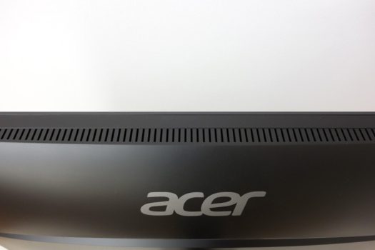 Belüftungsöffnungen im Displaygehäuse des Acer XV275UP3
