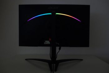 Externe RGB-LED-Beleuchtung auf der Gehäuserückseite