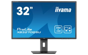 iiyama: Office-Display mit 31,5 Zoll, WQHD und 100 Hz iiyama ProLite XB3270QSU-B1 (Bild: iiyama)