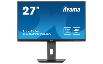 iiyama: Office-Display mit WQHD, 100 Hz und USB-C-Dock iiyama ProLite XUB2797QSN-B1 (Bild: iiyama)