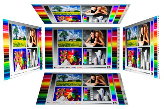 Horizontale und vertikale Blickwinkel vom IPS-Panel des MSI Modern MD272QXPDE