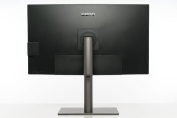 BenQ PD3225U: Ansicht hinten in der höchsten Stellung