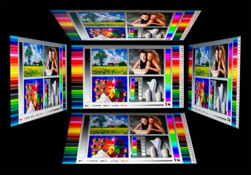 Horizontale und vertikale Blickwinkel des IPS-Panels