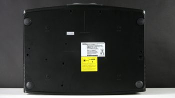 BenQ W5800: Ansicht unten