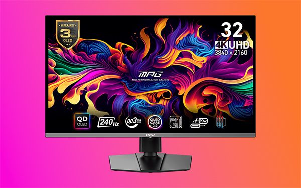 MSI MPG 321URXDE QD-OLED (Bild: MSI)