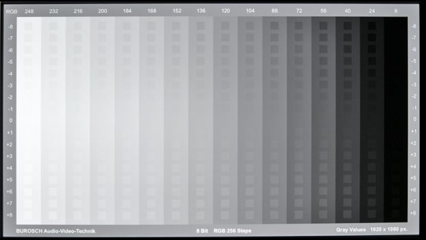 Graustufendarstellung des Philips 65OLED908/12