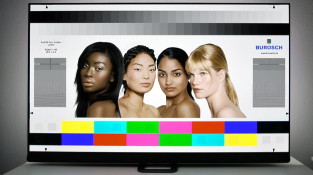 Philips 65OLED908/12: Screenshot des Testbildes