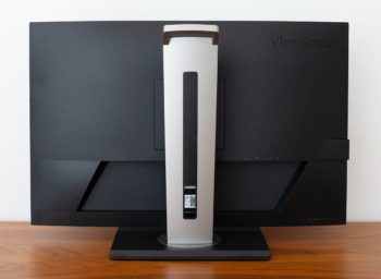 ViewSonic VG2757V-2K: Ansicht hinten in der niedrigsten Stellung