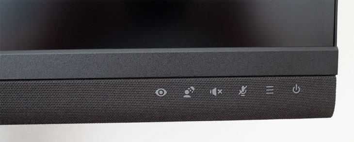 Fünf Sensortasten und der Power-Button