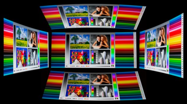 Horizontale und vertikale Blickwinkel des IPS-Panels
