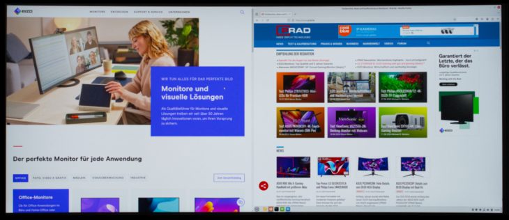 PbP: Links Windows, rechts Linux