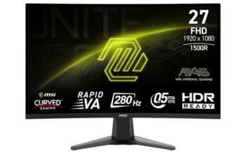 MSI bringt MAG 276CXF mit 280 Hz und 4000:1-Kontrast MSI MAG 276CXF (Bild: MSI)