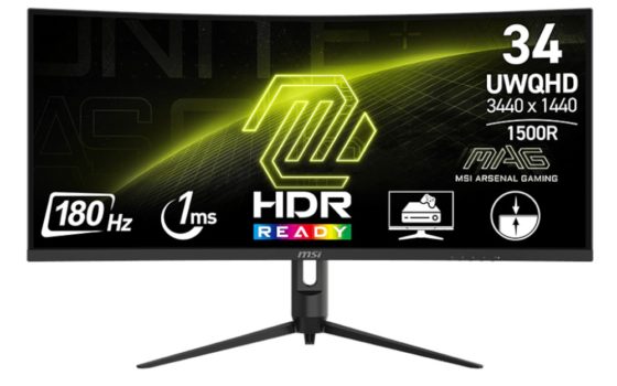 MSI MAG 342CQR E2 (Bild: MSI)