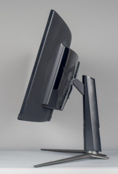 Display maximaler Neigungswinkel nach hinten