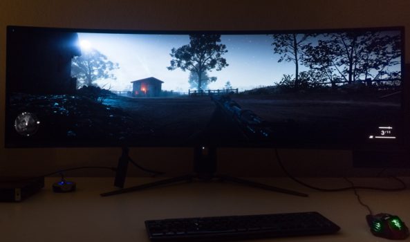 Enorme Immersion und toller Schwarzwert erzeugen ein tolles Gameplay