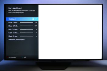OSD: RGB-Gain/Offset