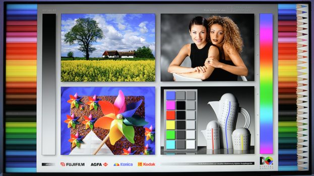 Philips 55PUS8909: Screenshot des Testbildes 
