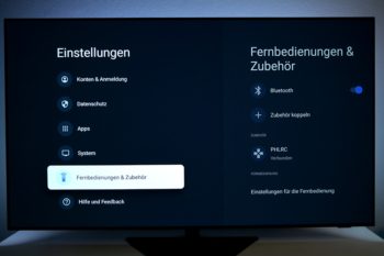 OSD: Fernbedienung und Zubehör