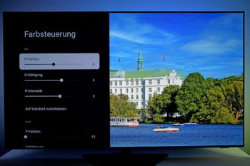 OSD: Farbsteuerung