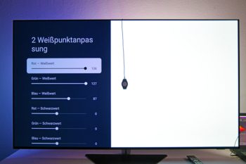 OSD: Farbsteuerung