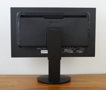 Ansicht Display hinten in der höchsten Stellung