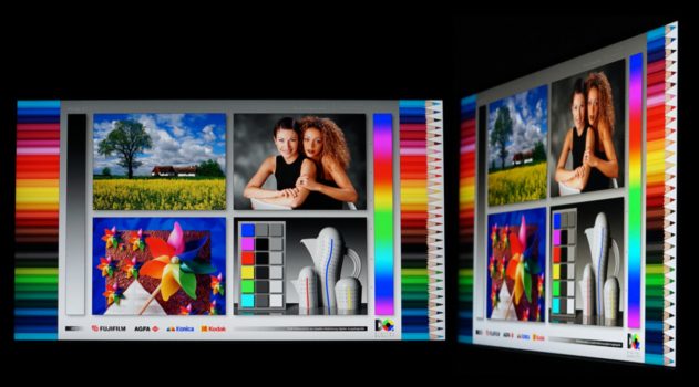 Blickwinkel vom IPS-Panel des Sharp EA272Q