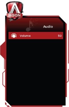 Audio-Einstellungen (Quelle: AOC-Handbuch)