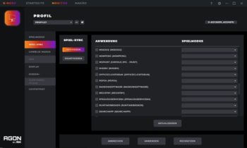 G-Menu: Spiel-Sync-Option