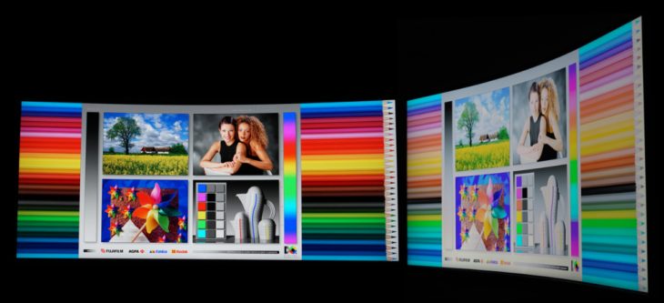 Blickwinkel vom VA-Panel des Philips 34B2U6603CH