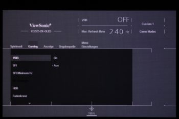 OSD Gaming: Spezielle Funktionen für Gamer