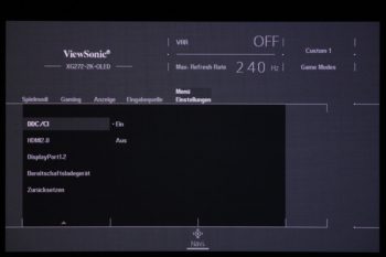 OSD HDMI 2.0: Für ältere Geräte ist es mitunter notwendig, diese Option zu aktivieren