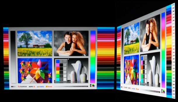 Blickwinkeleigenschaften vom OLED-Panel des AOC AG276QZD2