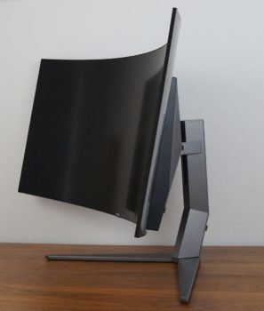 Display maximale Neigung nach hinten