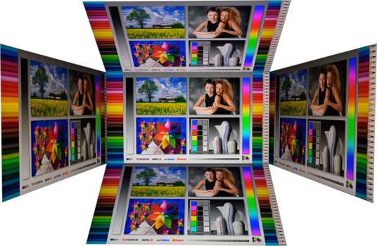 Horizontale und vertikale Blickwinkel vom IPS-Panel des Sharp EA272U