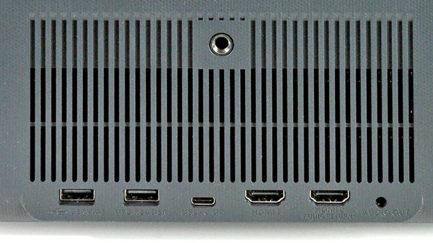 Anschlüsse des BenQ GP520 auf der Rückseite