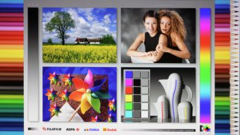 BenQ GP520: Screenshot des Testbildes der Farbraumabdeckung