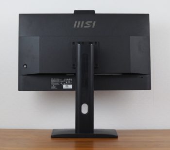 Ansicht Display hinten in der höchsten Stellung